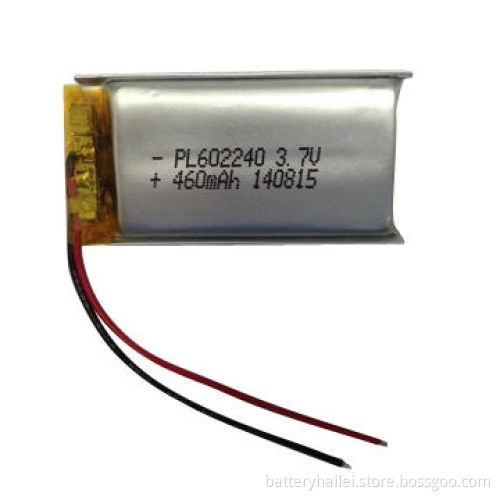 Rechargeable Li-ion Battery with 3.7V 460mAh, Suitable for GPS and Bluetooth Electric Products